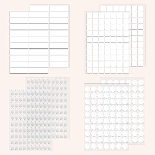 520pcs Double Sided Tape Wall Nano Sticky Dots Mounting Putty Two Sided Adhesive Strong Sticky Tack Multi-Shape Museum Putty No Traces - Crafts Poster Decoration Picture Hanging Crafting Party