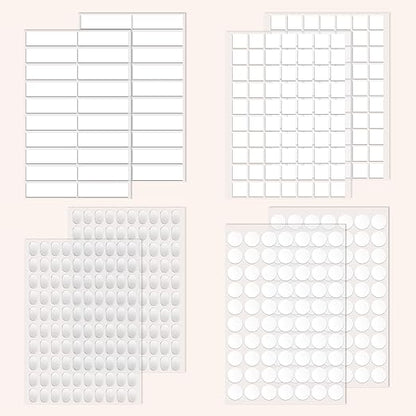 520pcs Double Sided Tape Wall Nano Sticky Dots Mounting Putty Two Sided Adhesive Strong Sticky Tack Multi-Shape Museum Putty No Traces - Crafts Poster Decoration Picture Hanging Crafting Party
