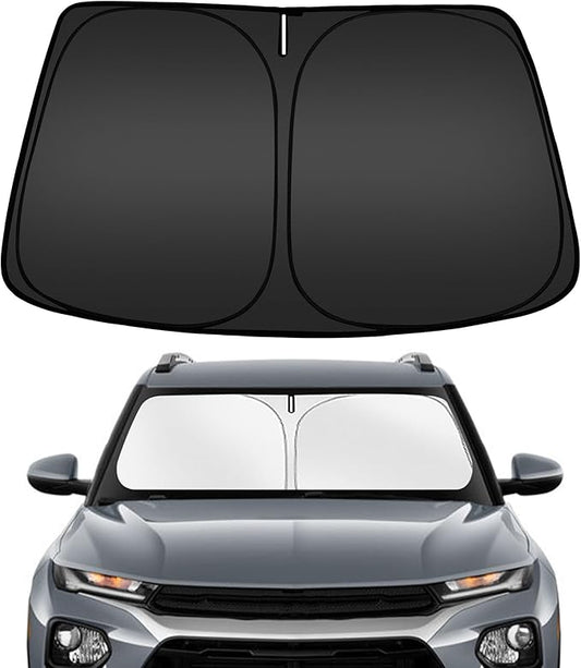 ARISMOTOR Windshield Sun Shade for Chevy Trailblazer 2021-2025 2026, Custom Fit Foldable Front Window Sunshade Sun Visor Protector, Block UV Rays Keep Your Car Cooler