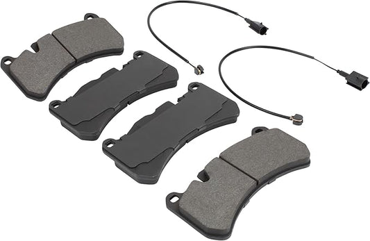 Premium Semi-Metallic Front Brake Pads (1001-1116AM) Compatible with Maserati Ghibli 2014-2019, Maserati Quattroporte 2012-2017