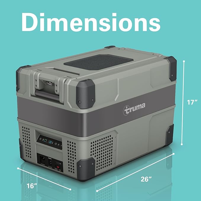 Truma C36 Portable Refrigerator/Freezer (9.5 Gal/38 QT): Single Zone, 12/24V DC & 110V AC Power | Multi-Use for Car, Truck, RV, Events, Travel | Digital Display, App Control | Temp Range: -8°F to 50°F