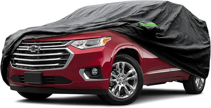 Proadsy 6 Layers SUV Car Cover Custom Fit for Chevrolet Chevy Traverse 2009-2024 2025 LT/LS/RS/Premier/High Country Windproof All Weather Waterproof Sun Rain UV Dust Snow Protection Outdoor Covers