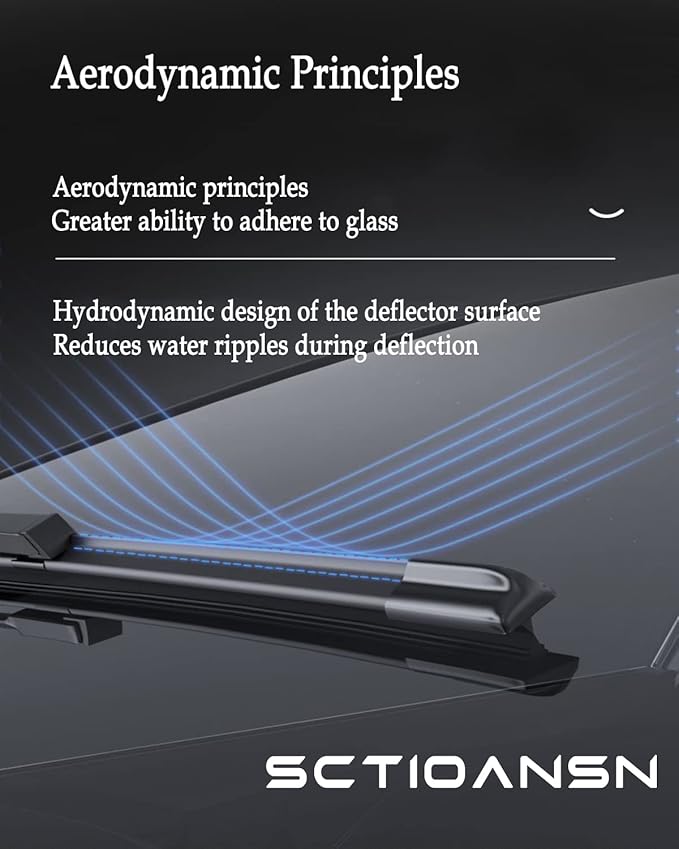3Pcs Windshield Wipers Blades for Volkswagen Tiguan 2007-2017, Original Equipment Automotive Replacement Windshield Wiper Blades for My Car-24"/21"/13" (Pack of 3)