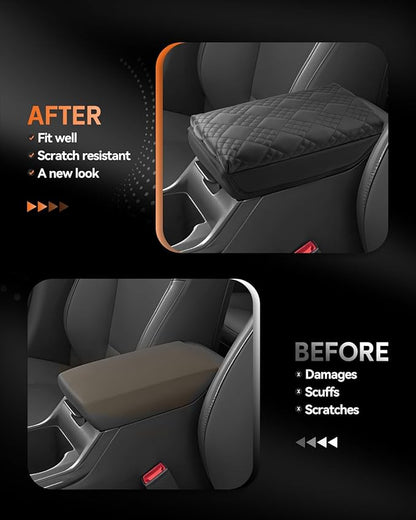 CDEFG for 2025 Kia K4 Center Console Cover Armrest Box Cover for K4 (LX, LXS, EX, GT-Line, GT-Line Turbo) 2025+ Accessories Console Arm Rest Protector Thickened