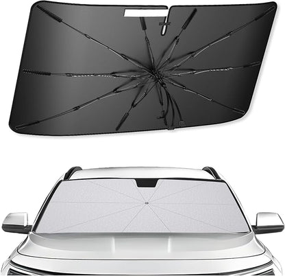 SXCY for 2023 2024 2025 Kia NIRO Windshield Umbrella Sunshade [Easier Foldable] for 2025 Kia NIRO Accessories 2025 NIRO Sunshade Umbrella for 2025 NIRO Windshield Sun Shade Umbrella