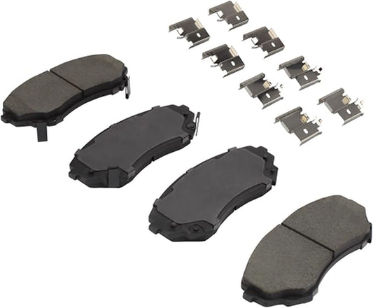 Premium Semi-Metallic Front Brake Pads (1001-1331M) Compatible with Cadillac CTS 2008-2014