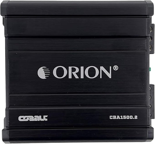 Orion Cobalt Series CBA1500.2 High Efficiency 2-Channel Class A/B Amplifier for Car Audio Stereo - 1500W High Output, 2/4 Ohm Stable, Adjustable Low/High Pass, Bass Boost, MOSFET Power Supply