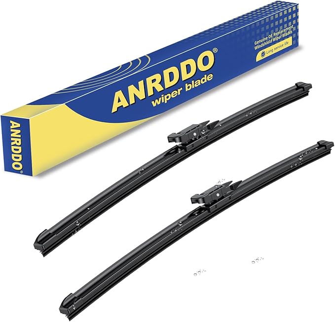 Wipers Factory Replacement For Audi Q7 2007-08/2015 Original Equipment Windshield Wiper Blade Set 26"+26"（Set of 2) Pinch Tab