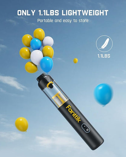 Fanttik Slim V8 APEX Car Vacuum, 4-in-1 Portable Mini Cordless Vacuum with 19000pa Suction Power, Type-C Charge, 2 Suction Modes, Handheld Vacuum for Car, Office Desk, Keyboards (Black)