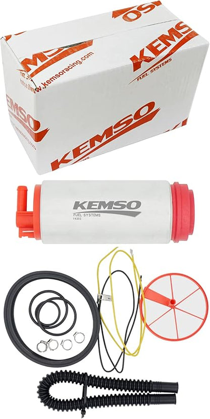 KEMSO 340LPH High Performance Fuel Pump for Audi A3 1996-2013 | TT FWD 1998-2009 | A4 2002-2006 | Seat Alhambra 1998-2009 | Skoda Octavia 1996-2009 | Arosa 1997-2009