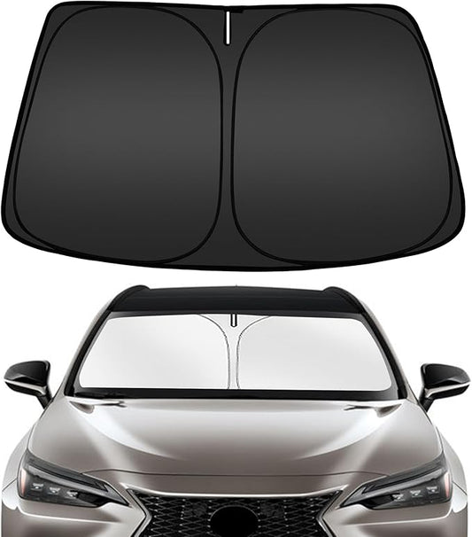 ARISMOTOR Windshield Sun Shade for Le-xus NX NX250 NX350 NX350h NX450h+ 2022-2025 2026, Custom Fit Foldable Front Window Sunshade Sun Visor Protector, Block UV Rays Keep Your Car Cooler