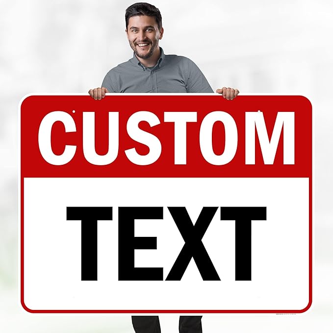 Custom Sign, Custom Sign for Business, Indoor/Outdoor use. 36x48 Inches, Rust Free DiBound, Fade Resistant, Made in USA by My Sign Center (Header)