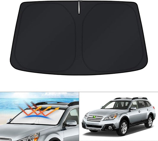 KUST Windshield Sun Shade for 2010-2014 Subaru Outback Wagon Custom Fit Sunshade Sun Visor Protector Foldable Blocks UV Rays Keep Your Car Cooler