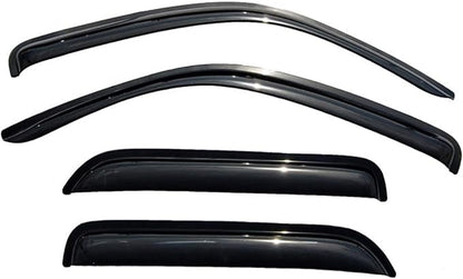 4pcs Side Window Deflectors Window Visors for 02-06 Altima Sedan Sun/Rain Guard Visor