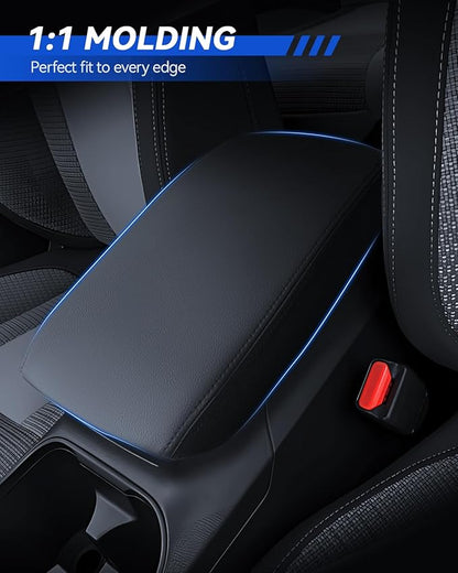 Armrest Cover for 2018-2023 2024 Volvo XC90 Accessories Center Console Middle Lid Pad Protector for Car Elbow Rest