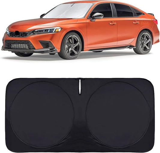 INSAUTO for Accord 2026 Windshield Sun Shade Sunshade Protector for Honda Accord 2021 2022 2023 2024 2025 Windshield Cover Sun Visor Foldable Window Heat Shield Reflector Blocks UV Ray Car Accessories