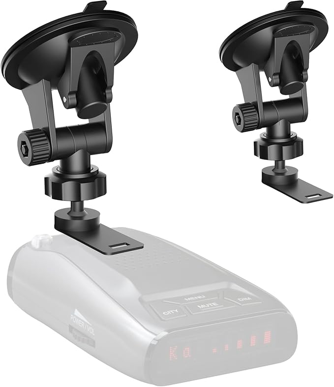 Super Radar Detector Mount,Super Car Windshield,Dashboard Suction Cup Bracket,Compatible with R1 R2 R3 R4 DFR3 DFR6 DFR7 DFR8 DFR9 Radar Detector (for Uniden Radar)