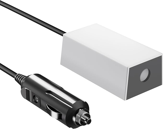 DAIERTEK Starlink Mini Adapter, 36V 1.67A Output, 12V-36V Input, Black, 19 AWG Power Cord, Car Charger, Waterproof, Portable
