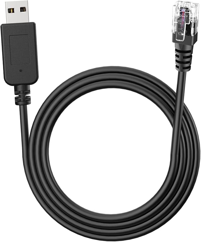 Radar Detector Cable, USB to RJ11 Plug Cable,for Escort Radenso XP Uniden Beltronics Cobra Whistler Radar Detector,Replacement Power Cable for Radar Detectors (RJ11-9.84ft)