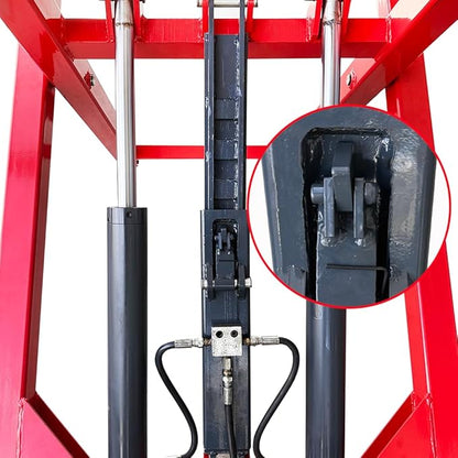 Portable Mid Rise Scissor Lift 6000LBS Lifting Capacity AK-X66 MAX. Lifting Height 48" Scissor Car Lift Scissor Jack for Home Garage and Shop