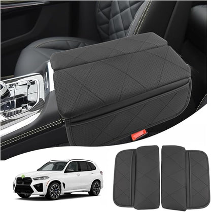 Ruiya BMW X5/X6/X7 Armrest Cover,for BMW X5/X6/X7 Accessories Center Console Cover Comfy Thicken Armrest Lid Cover Compatible with (2019~2026) BMW X5 G05/(2020~2026) BMW X6 G06/(2019~2026) BMW X7 G07