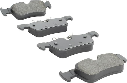 Premium Semi-Metallic Rear Brake Pads (1001-1762M) Compatible with 2014-2024 BMW/Mini (220i/228i Gran Coupe/228i xDrive Gran Coupe/Cooper/Cooper Clubman/Cooper Countryman/i3/i3s/X1/X2)