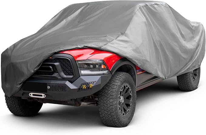 XCAR Ultra Light Waterproof Truck Car Cover for Automobiles All Weather Protection, Windproof & Breathable, Fits Cars Up to 250"