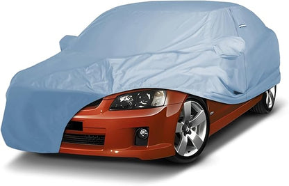 iCarCover Premium Car Cover for 2014-2017 Chevy SS Heavy Duty Waterproof All Weather Automobiles Custom Fit Indoor Outdoor UV Snow Protection Covers with Straps and Bag