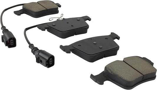 Premium Ceramic Rear Brake Pads (1001-1761AC) Compatible with Audi Q3 2022-2022, Audi RS3 2017-2020, Audi TT RS Quattro 2018-2022, Volkswagen Tiguan 2023-2023