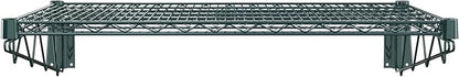 24" x 36" Green Epoxy Wire Wall Mount Shelf