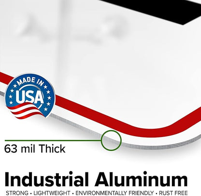 Custom Sign, Custom Sign for Business, Indoor/Outdoor use. 24x30 Inches, Rust Free .063 Aluminum, Fade Resistant, Made in USA by My Sign Center (Header)