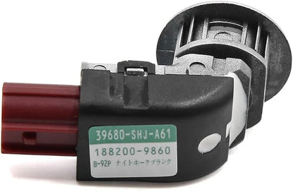 X AUTOHAUX 39680-SHJ-A61-B0 Car Bumper Reverse Silver Tone Parking Assist Sensor for Honda Odyssey 2005-2009 for Honda CR-V 2004-2013