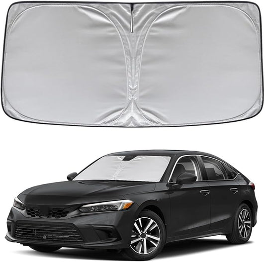 KAYZT Windshield Sun Shade for Honda Civic 2022-2025 11th Gen Foldable Sunshade Front Window Custom Fit Accessories