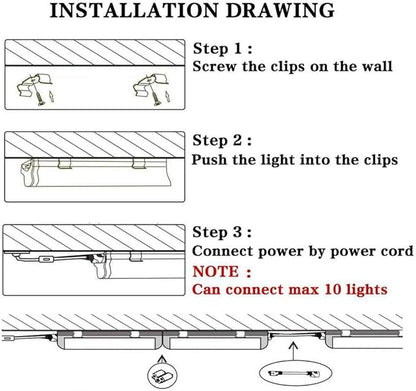 4 Pack,Led Shop Lights, 4FT Led Shop Light,60W 5000K 9500LM Clear White,Led Shop Light 4FT 110V Linkable Integrated V-Shape for Shop Garage,Warehouse,