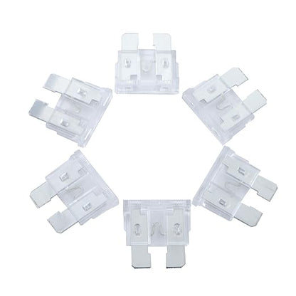 100 Pack Auto Fuses 25 AMP ATC/ATO Standard Regular Fuse Blade 25A Car Truck Boat Marine RV