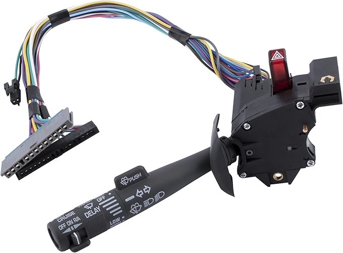 BOXI Multi-Function Combination Switch - Turn Signal, Wiper, Washers, Hazard Switch, Cruise Control Fits for Chevy Tahoe Blazer Suburban K1500 Sierra/for GMC Yukon K1500 and More | 2330814 26100985