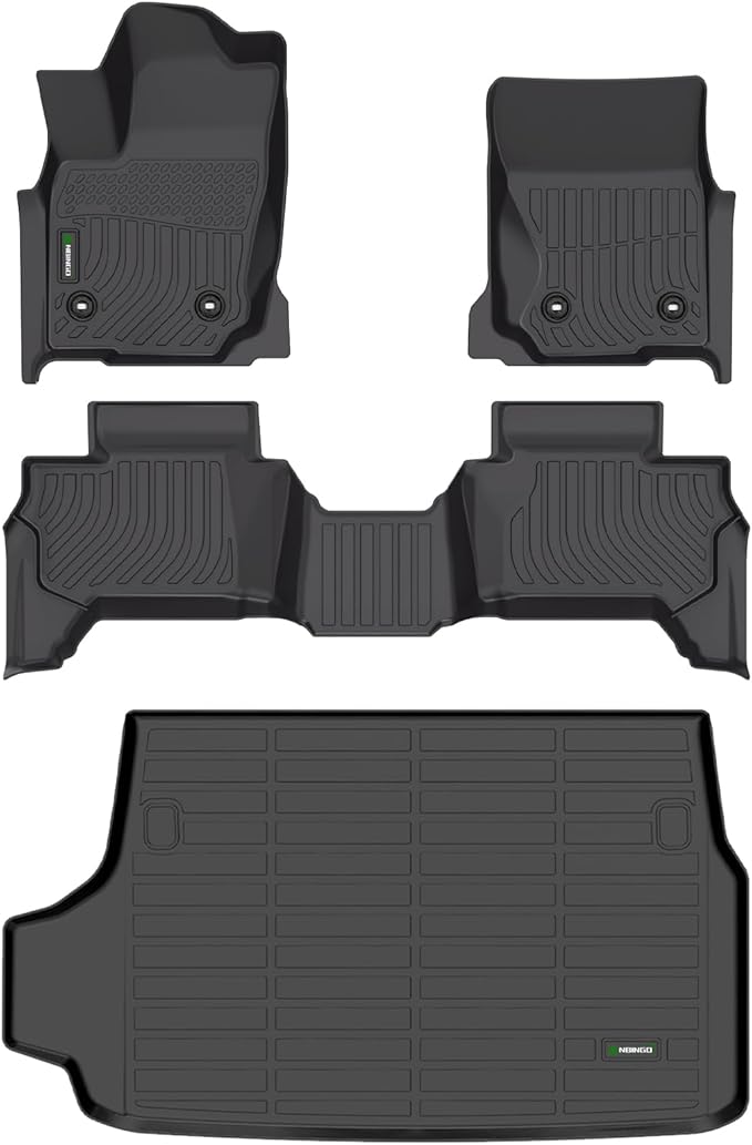 ANBINGO®Floor Mats Fit for Toyota 4Runner(5 Seats) 2025 & Cargo Liner All Weather Mats for Toyota 4Runner TPE Car Mat Rugs for 2025 4Runner Rubber Trunk Carpet for 2025 4Runner Accessories