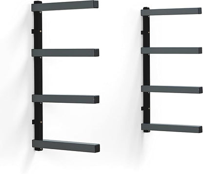 Bora Wood Organizer and Lumber Storage Metal Rack with Portamate PM-5093 Tri Function Pedestal Roller