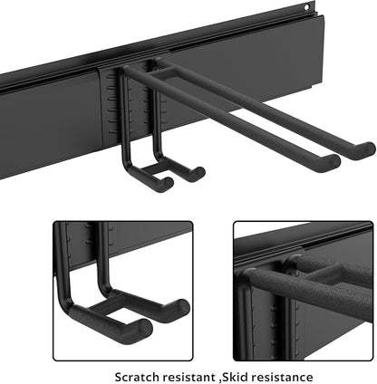 Ultrawall Ski Rack, Wall Mounted Ski Storage for Garage Storage Organizer System, 16 Pairs of Skis Holder for Home Shed, Holds Up to 600lbs