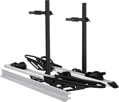 Hitch Mount Bike Rack with Ramp, 200 LB Capacity fits Cars, SUVs, RVs, Trailers, Trucks with 2 Inch Receiver