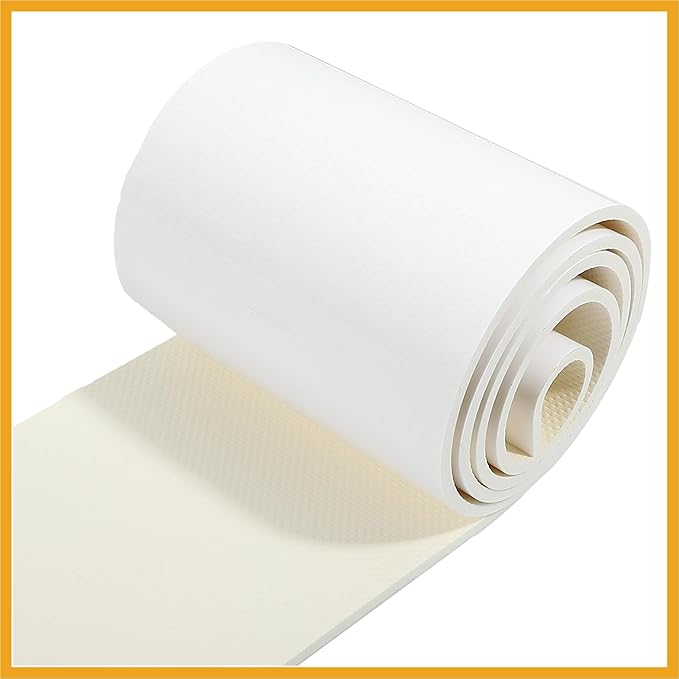 2000x200x6.5mm Car Garage Wall Guard Door Bumper Universal Protector Anti Collision Waterproof White Replacement