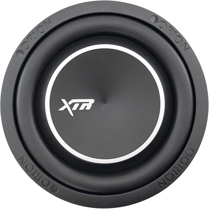 ORION XTR Series XTR10SWD4 Shallow Mount 10” Car Subwoofer, 1600W Max Power, 400W RMS, Dual 4 Ohm, UV Coated Cone, NBR Surround – Compact Slim Subwoofer for Clean Bass in Tight Car Audio Installs