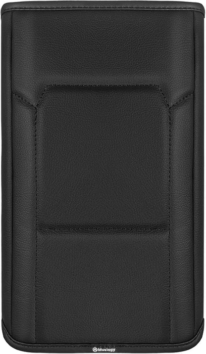 Muslogy Center Console Armrest Cover Compatible with Ford Bronco 2021 2022 2023 2024 2025 Comfort Armrest Pad Arm Rest Cushion Vegan Leather Protector Regular Thick