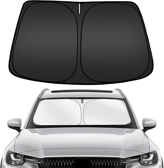 ARISMOTOR Windshield Sun Shade for Mazda CX-90 CX90 PHEV 2024-2025 2026, Custom Fit Foldable Front Window Sunshade Sun Visor Protector, Block UV Rays Keep Your Car Cooler