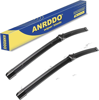 Wpers Factory for Mercedes W215 W220 W221 CL S CLAss 2001-2006 S350 S430 S500 S600 CL500 CL600 CL55 AMG Original Equipment Replacement Windshield Wiper Blades Set 27"+27"(Set of 2) Side Lock