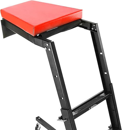 Automotive Engine Creeper - Adjustable Height, Foldable Design with Thick Padded Deck, Heavy-Duty Capacity for Home Garage & Workshop Repair. Versatile for Trucks & Auto Maintenance, Topside Use, Comf