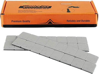 0.5 Oz Stick on Wheel Weights（144pcs,72oz）,1/2 Oz Gray Adhesive Backed Wheel Weights for Cars, Trucks, SUVs, Motorcycles, Low Profile