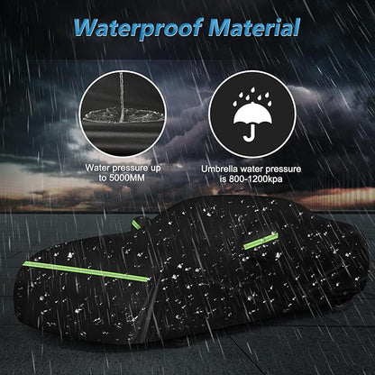 Car Cover for BMW Z4 E85 E86 E89 G29 Z4 M40i Coupe Roadster 2002-2025 Z4 Automobiles, Waterproof 420D Oxford Cover Outdoor Full Car Covers with Zipper Windproof Heavy Duty All Weather (Black)