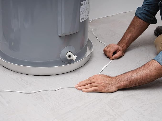 Moen 920-005 Flo Smart Water Leak Detector, White, 3-Pack with 3-Pack 6-Foot Leak Sensing Cable