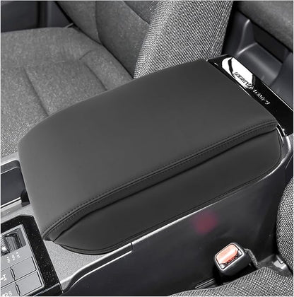 SXCY for 2024 2025 Land Cruiser Armrest Cover for Toyota Land Cruiser 2025 Center Console Cover 2024 2025 Land Cruiser Center Console Cover for 2025 Land Cruiser (Black Line (Pad))